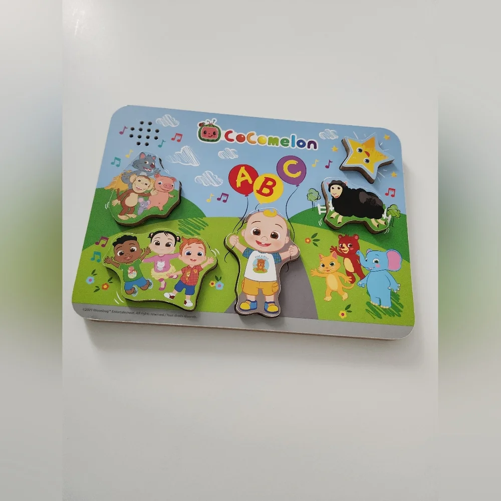 Melissa & Doug, Cocomelon, Clock Baby Toddler Puzzle Bundle - 3 Puzzles‎